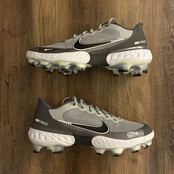 Nike Alpha Huarache Elite 3 Low MCS Gen P Grey Men Size 11 Baseball CZ4453-005 main image 5